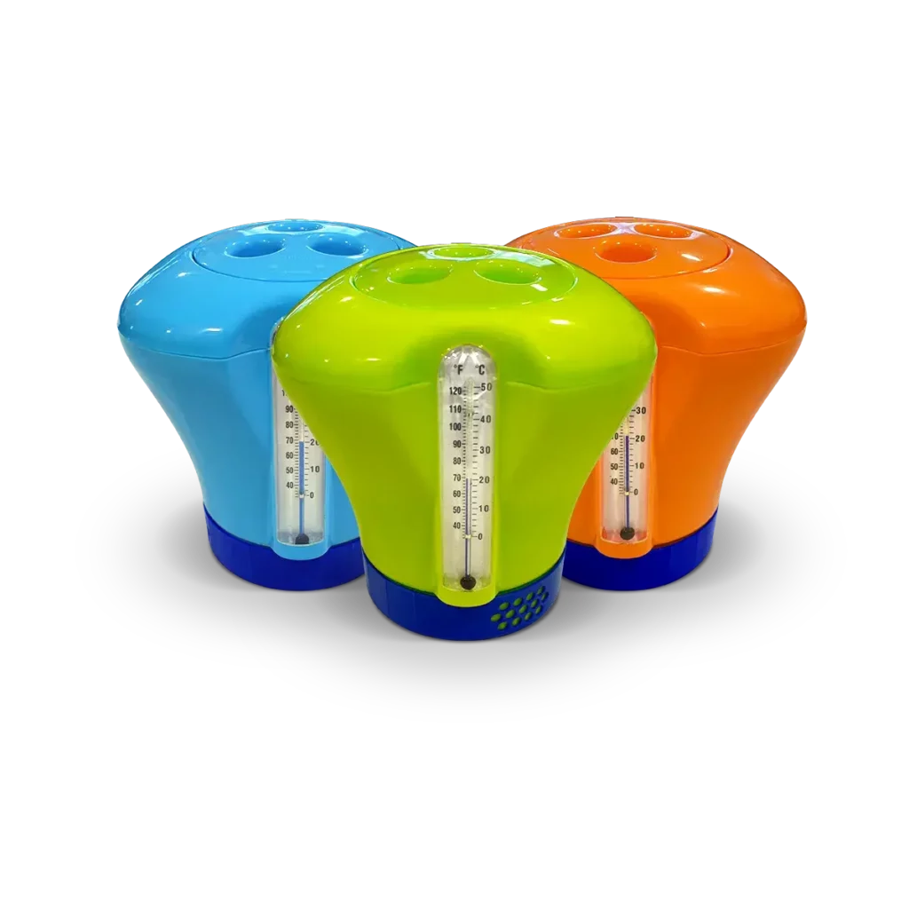 Boya dosificadora con termómetro