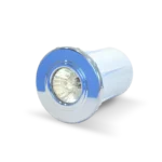 Luminaria spot cromado Dicroica 50W Hormigón
