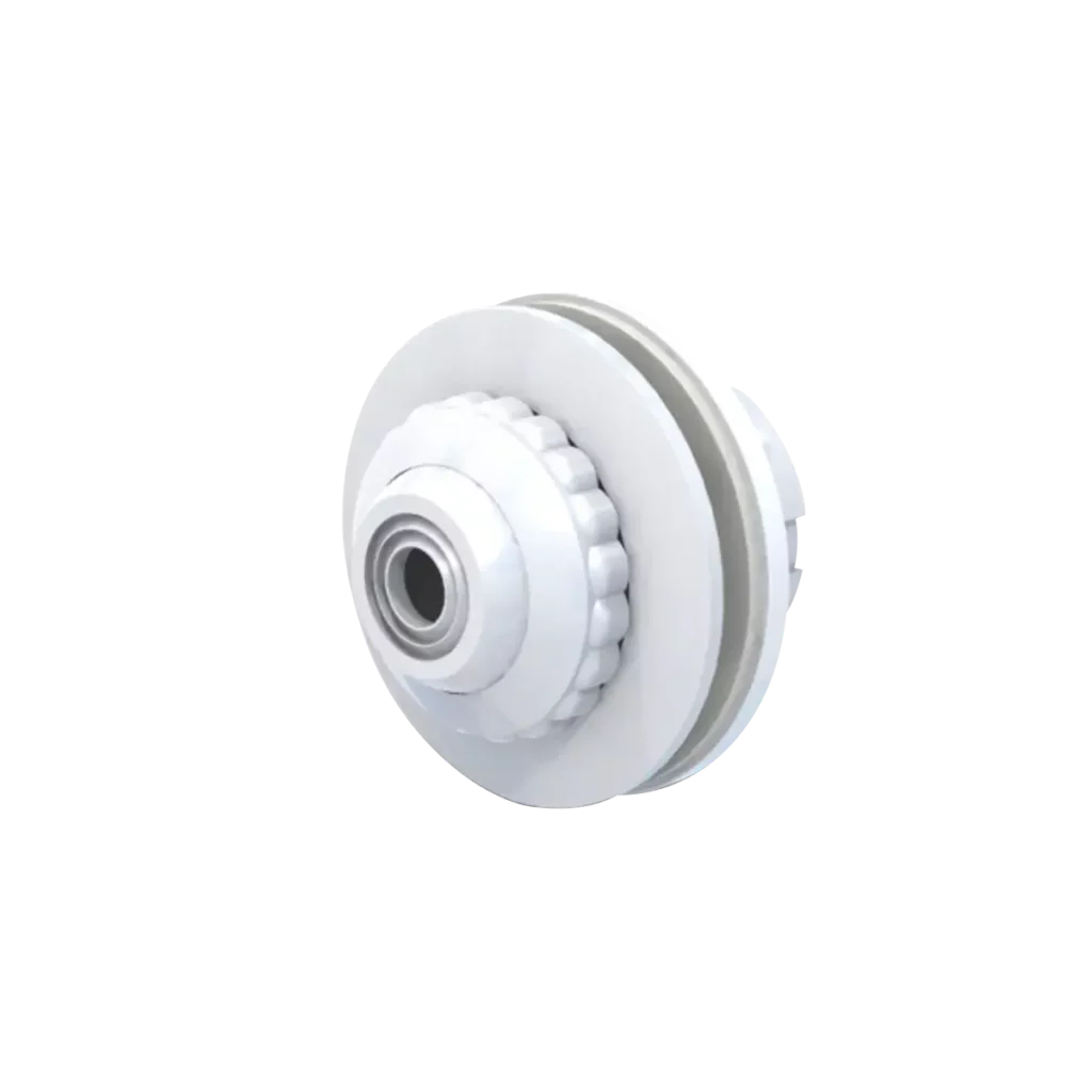 Retorno aro flor blanca ø50 mm - FV