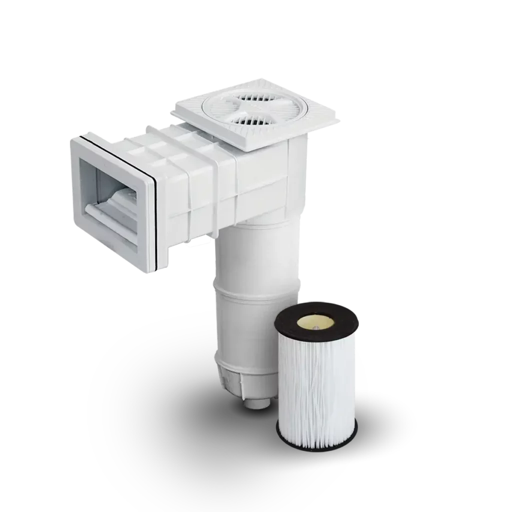 Skimmer con filtro de cartucho p/fv ancho 20 cm