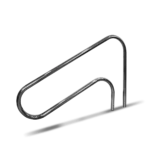 Pasamanos largo para vereda ø44,5 mm