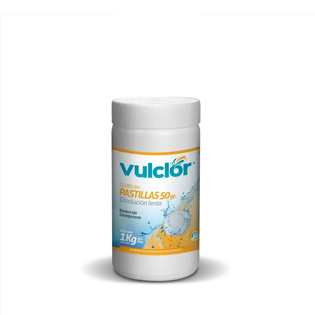 Cloro en pastillas - 50 g (1 kg)