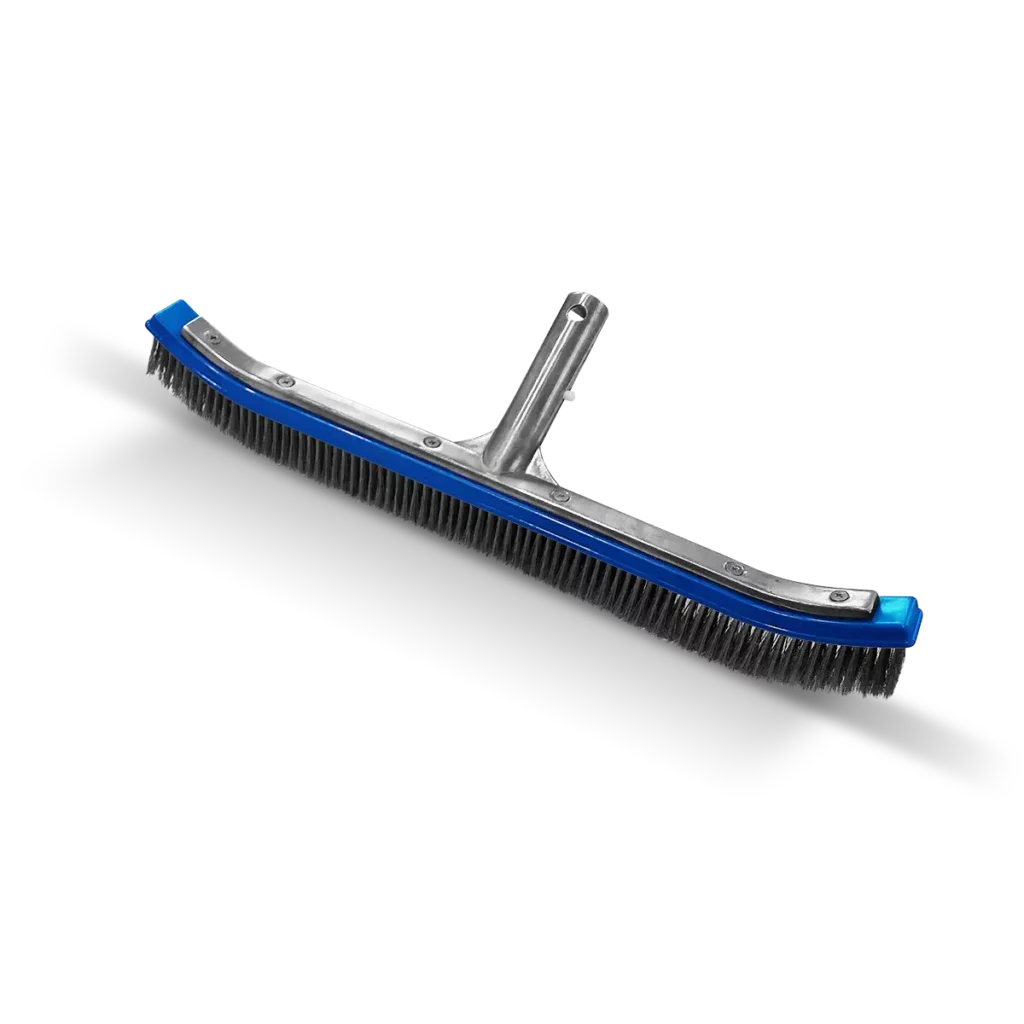 Cepillo metálico - curvo 46 cm (cerdas INOX)