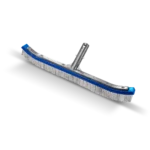 Cepillo metálico - curvo 46 cm (cerdas Nylon - INOX)