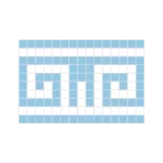 Venecitas Guarda Griega celeste claro