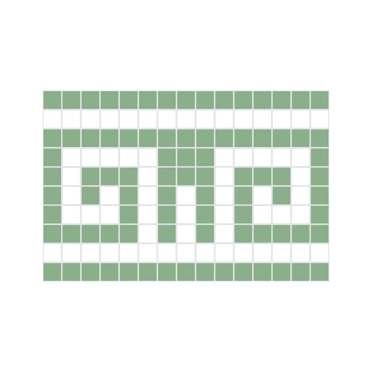 Venecitas Guarda Griega verde