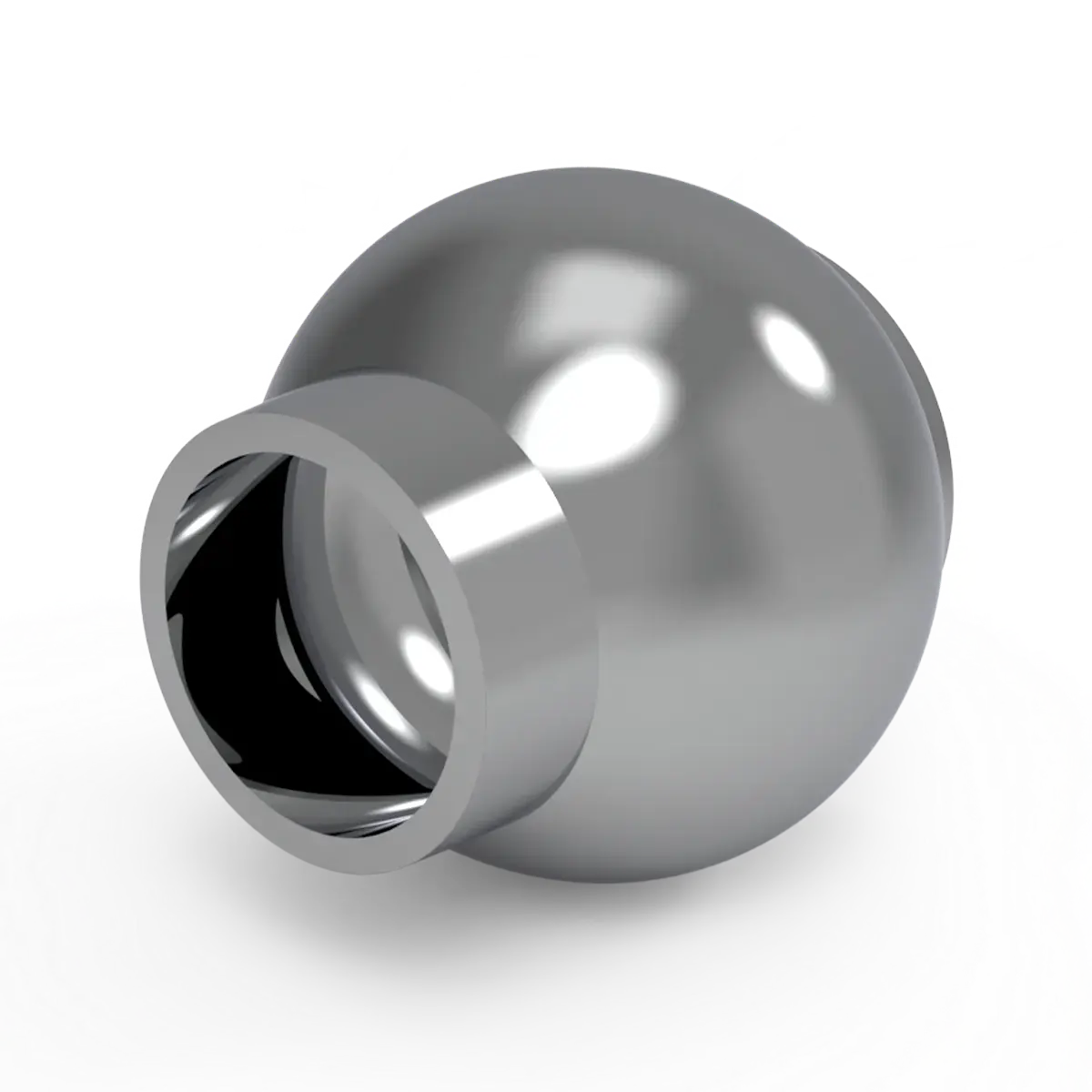 Pico esférico cromado para hidrojet