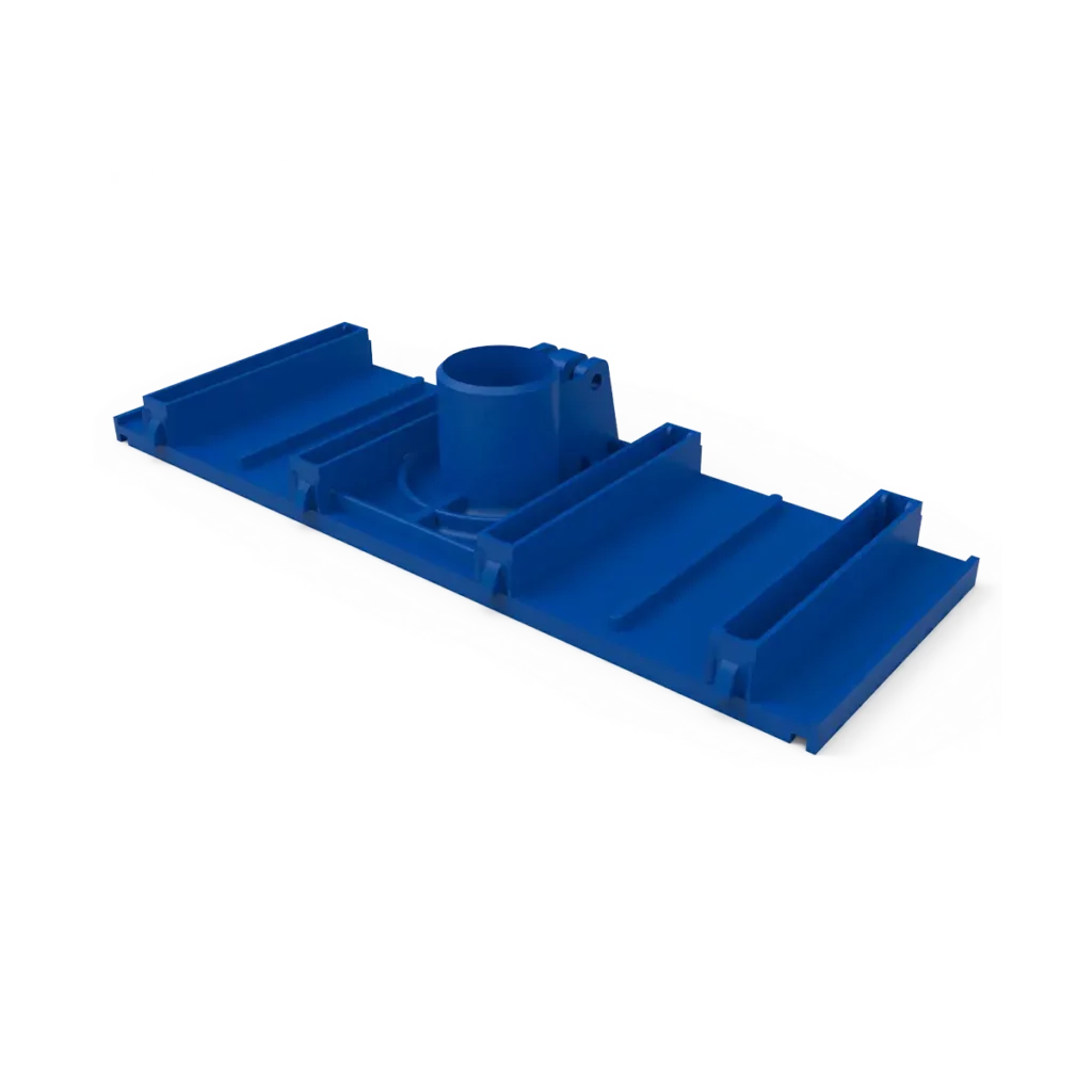 Cuerpo limpiafondo 8 ruedas