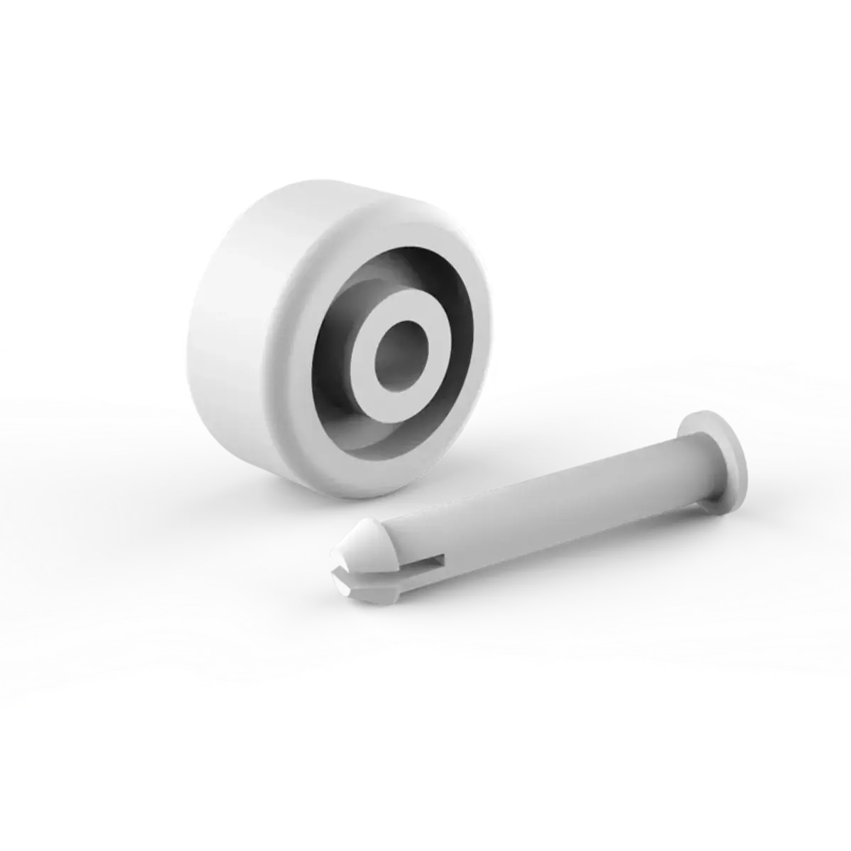 Ruedas con perno 35 mm