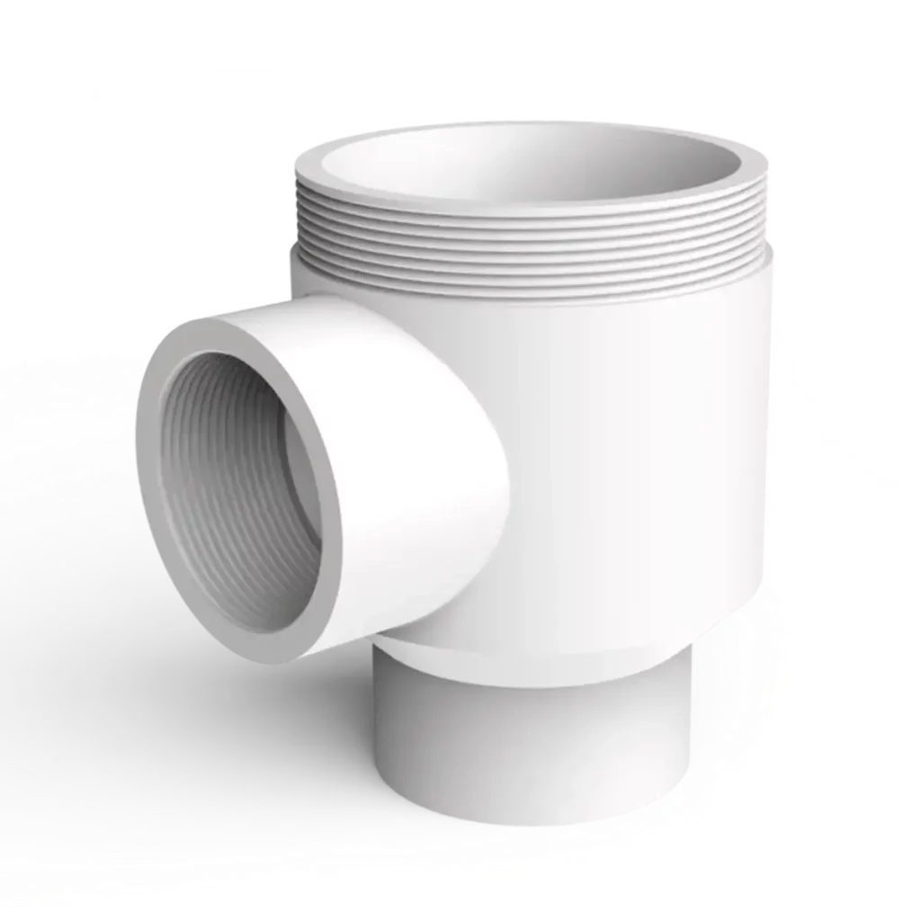 Cuerpo 2 vías con boca para roscar