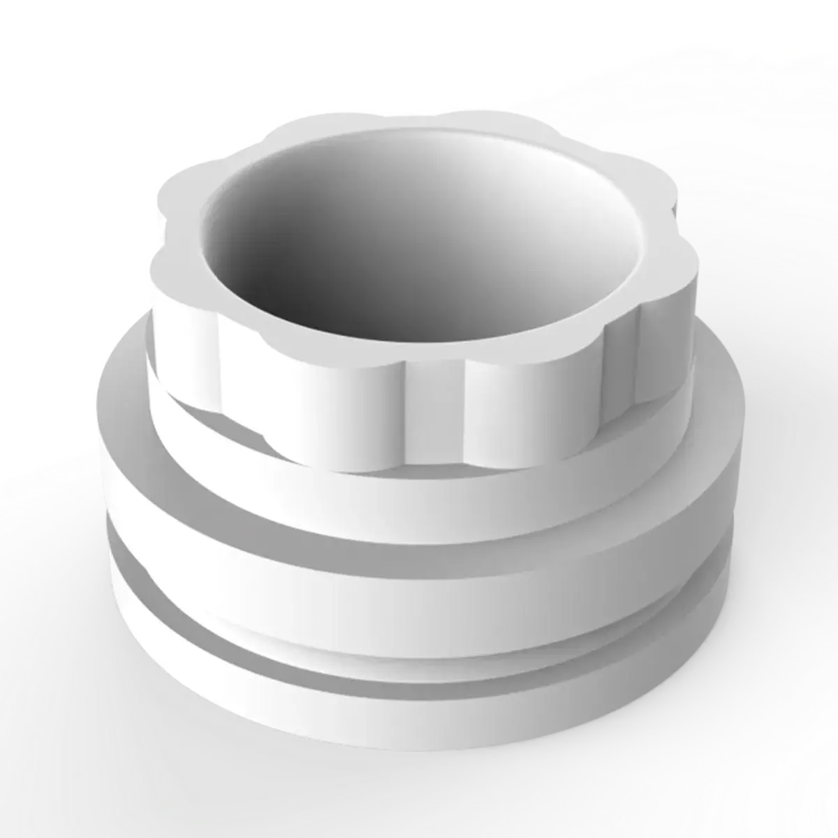 Tuerca inferior de buje para pegar