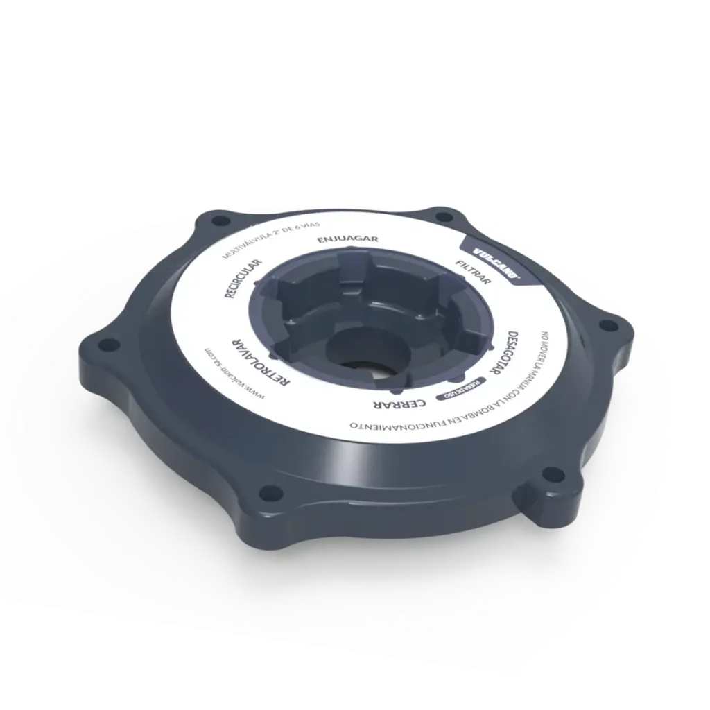 Tapa para mv 6 vías (con etiqueta funciones)