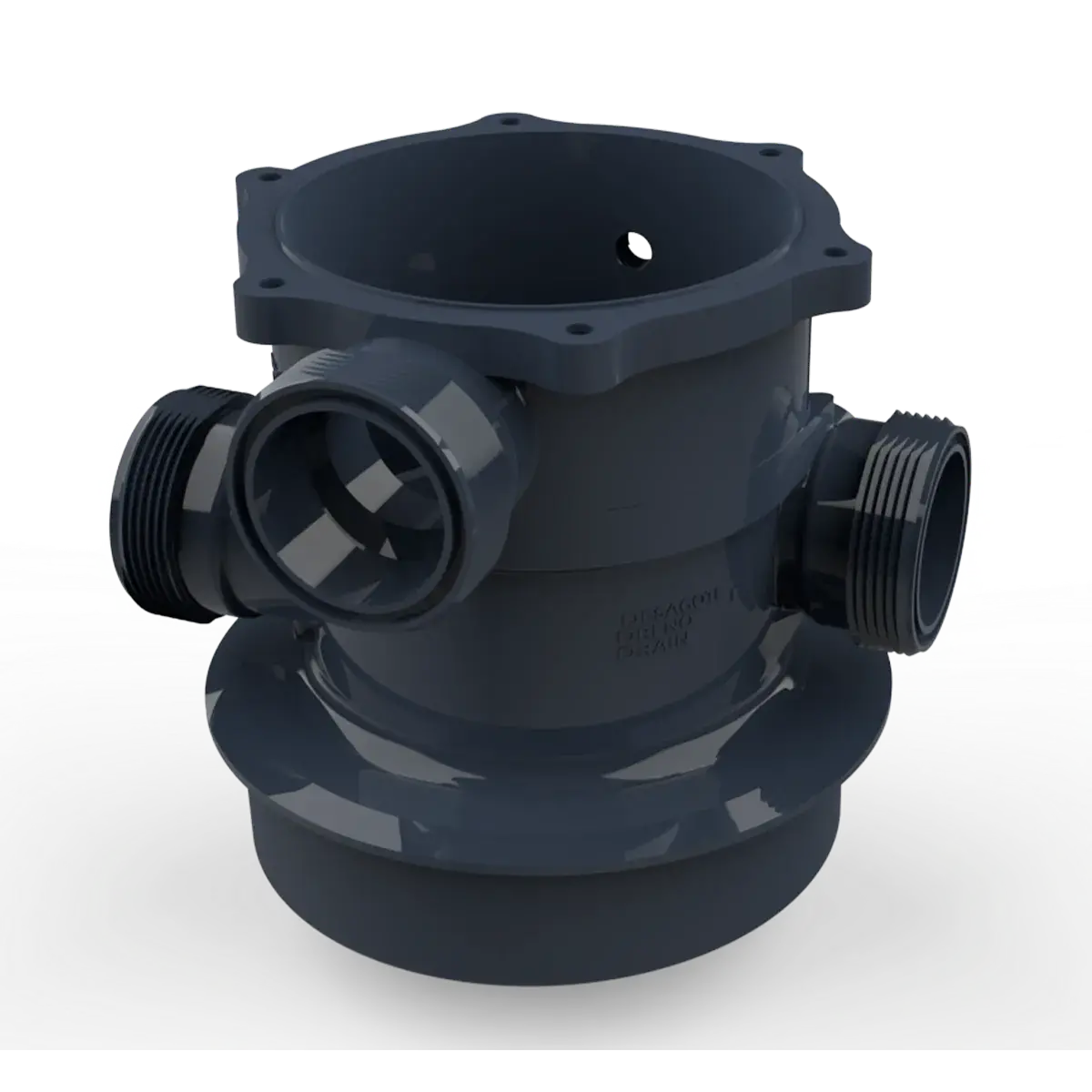 Cuerpo mv 6 vías 1 1/2" (con buje)