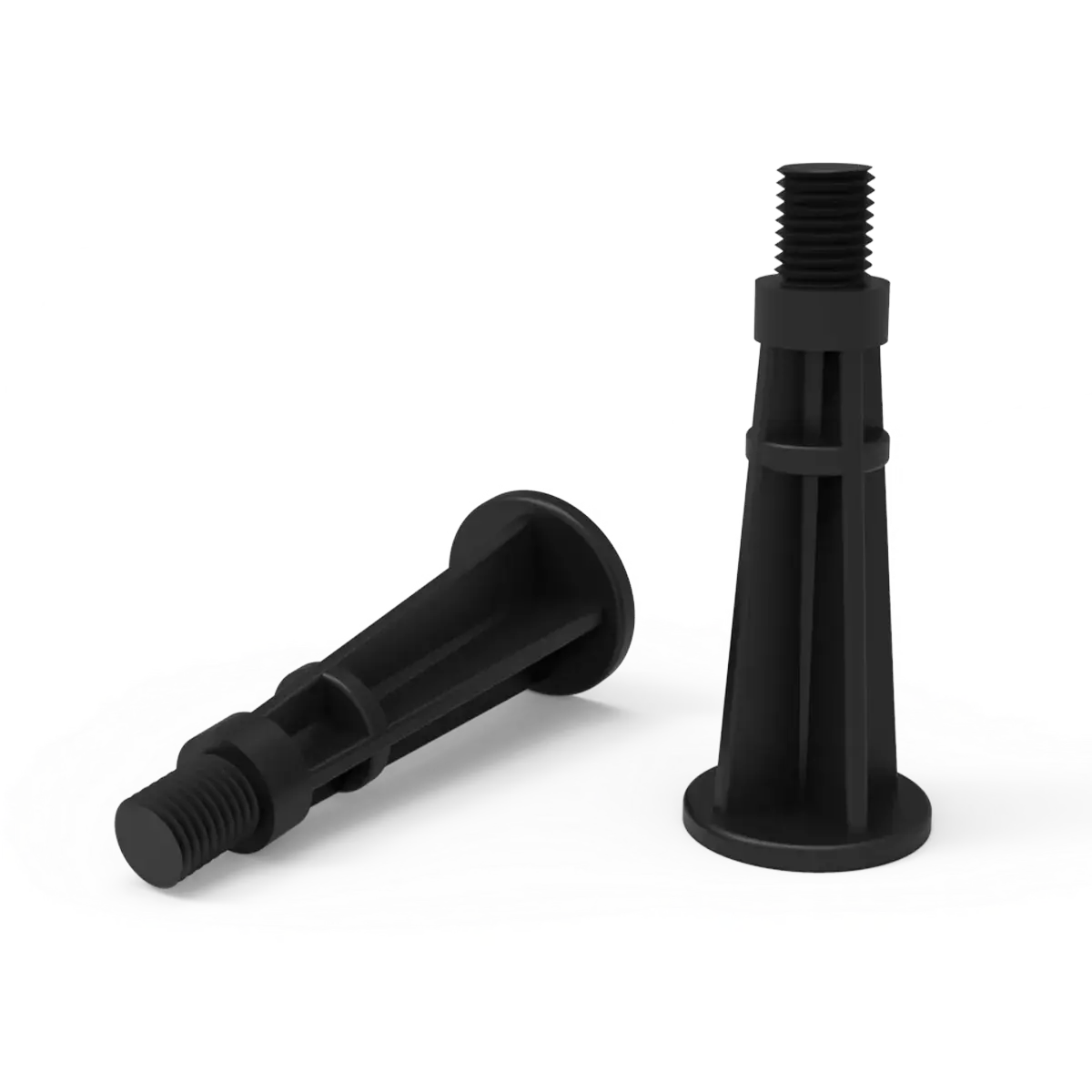 Pie de apoyo para carro porta bomba negro