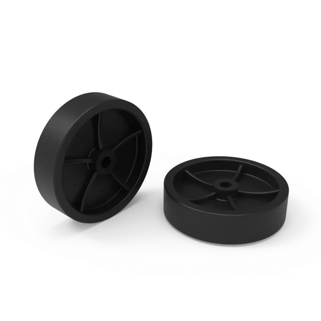 Rueda plástica orificio ø15 mm